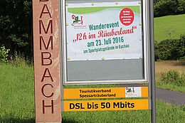 Dammbach Informationstafel