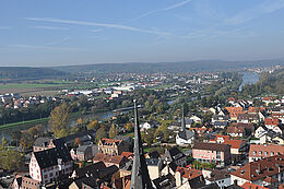 Blick auf Klingenberg und das Maintal